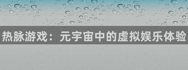 新城平台总代理是谁：热脉游戏：元宇宙中的虚拟娱乐体验